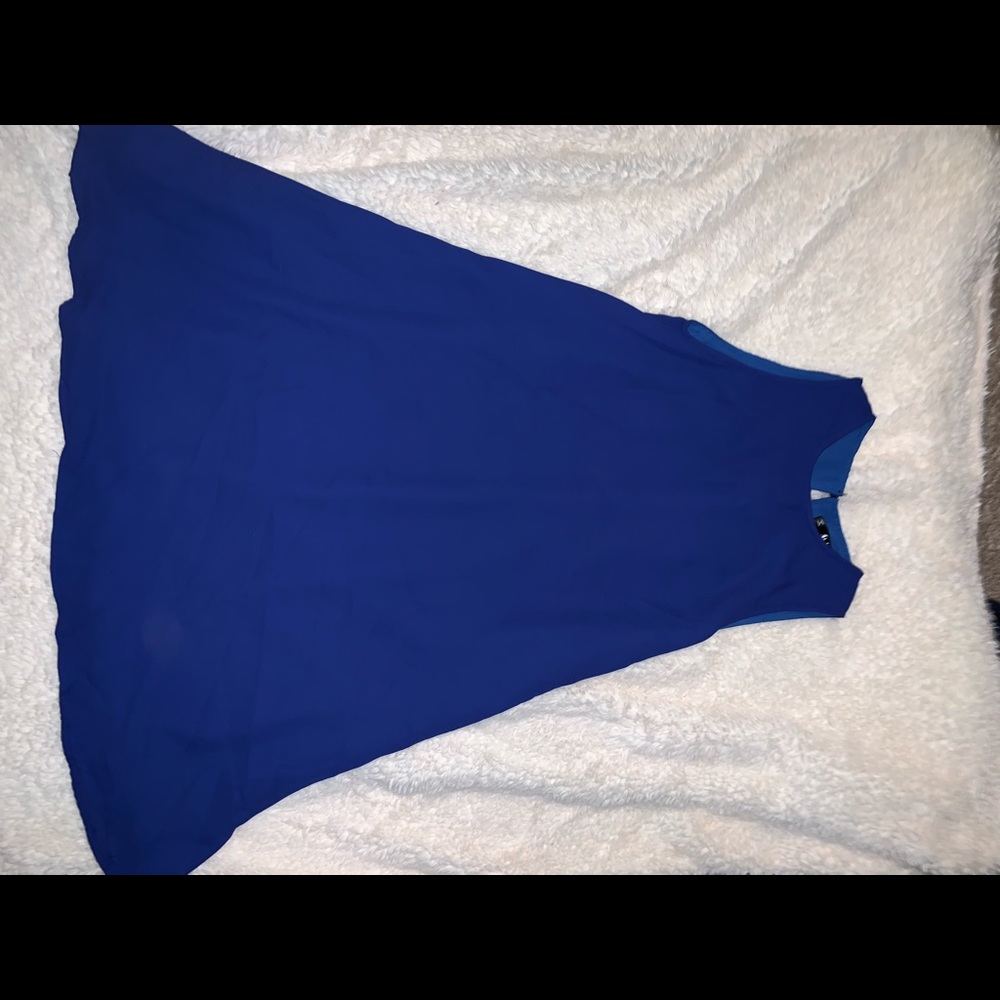 Blue dress